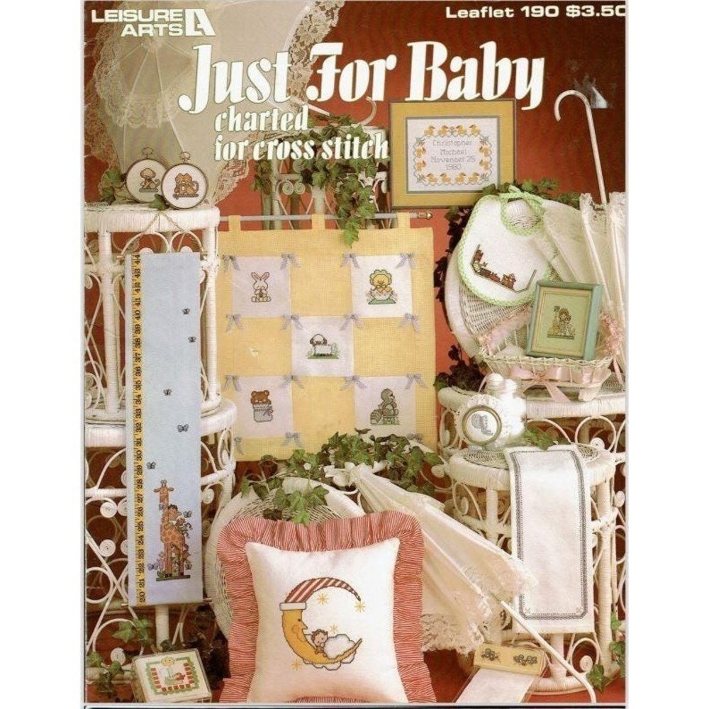 Just for Baby Cross‎ Stitch Leaflet 190 by Leisure Arts